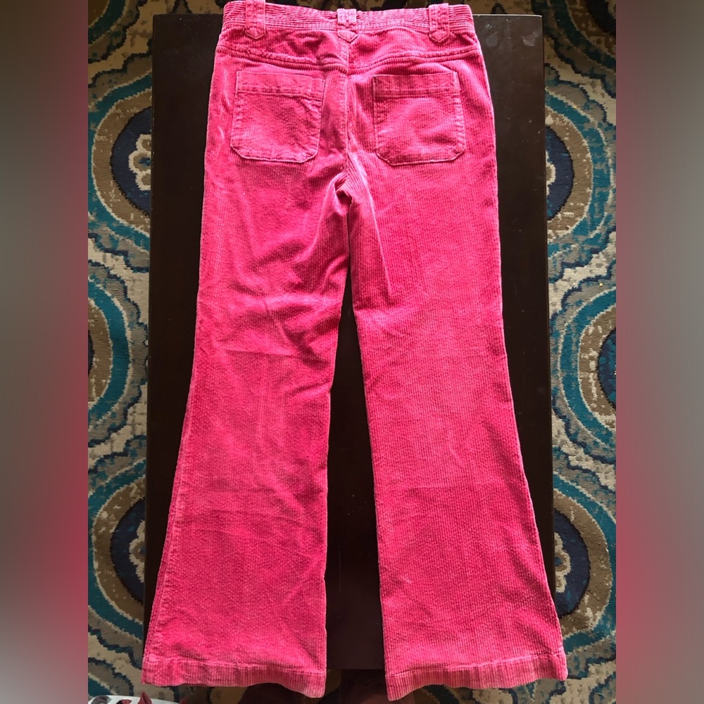 FREE PEOPLE wide wale Pink Corduroys sz 28 FP - Picture 4 of 6